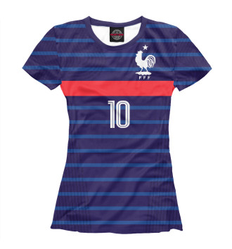 Футболка для девочек Сборная Франции Мбаппе