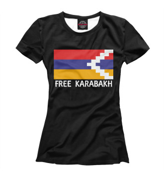 Женская Футболка Свободу Карабаху