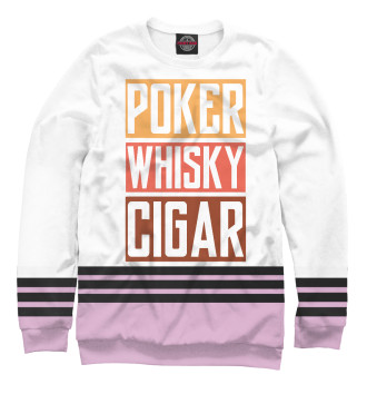Женский Свитшот Poker Whisky Cigar