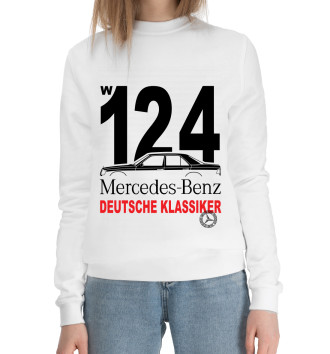 Хлопковый свитшот Mercedes W124 немецкая классика