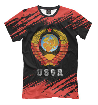 Мужская Футболка USSR - Герб | Краски