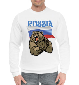 Мужской Хлопковый свитшот Россия