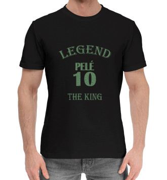 Мужская Хлопковая футболка Pele the king