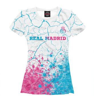 Футболка Real Madrid Neon Gradient (трещины)