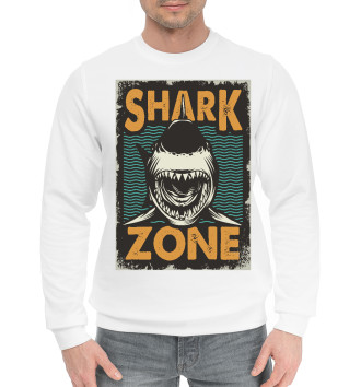 Хлопковый свитшот Shark Zone