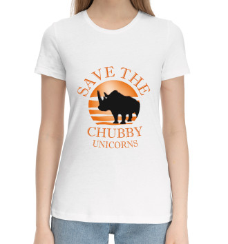 Хлопковая футболка Save The Chubby Unicorns