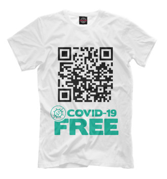 Футболка COVID-19 FREE ZONE 1.1