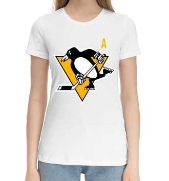 Хлопковая футболка Малкин Форма Pittsburgh Penguins 2018