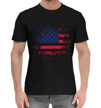 Хлопковая футболка USA