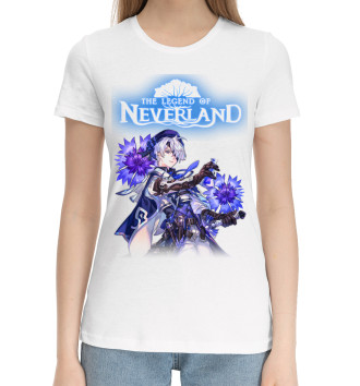 Женская Хлопковая футболка The Legend of Neverland