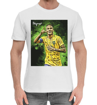 Мужская Хлопковая футболка Neymar