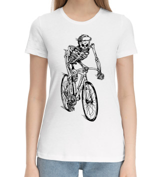 Женская Хлопковая футболка Cool racer