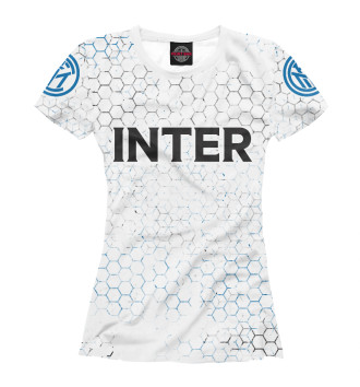 Футболка Inter - Соты (На рукавах)
