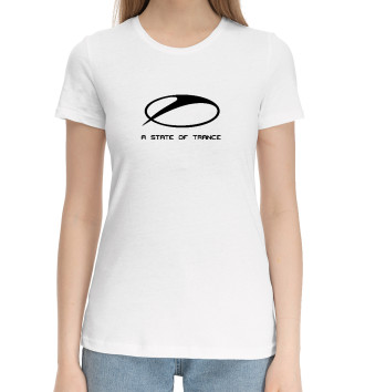 Женская Хлопковая футболка Armin van Buuren