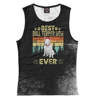 Майка для девочек Vintage Best Bull Terrier