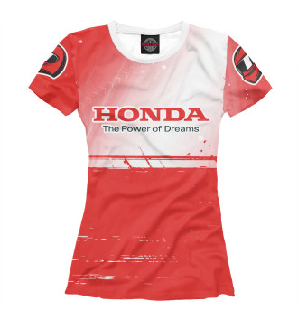 Футболка для девочек Хонда - Racing (Рукава)