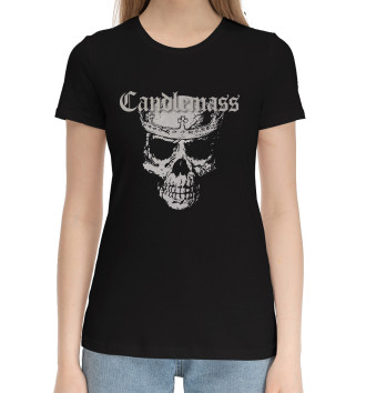 Женская Хлопковая футболка Candlemass