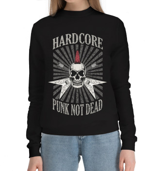 Хлопковый свитшот Hardcore punk not dead