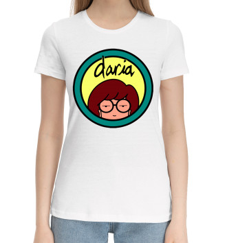 Хлопковая футболка Daria
