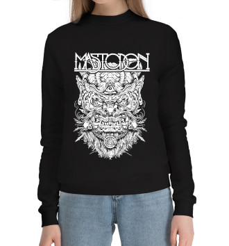 Женский Хлопковый свитшот Mastodon (demon)