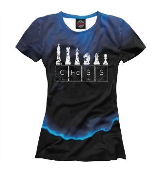 Женская Футболка Chess Sets Periodic Table