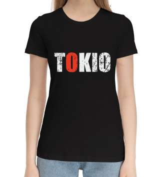 Женская Хлопковая футболка Tokio