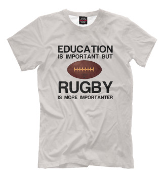 Футболка Education and rugby