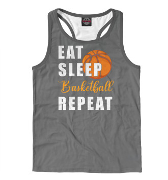 Мужская Борцовка Eat Sleep Basketball Repeat