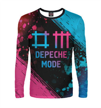 Лонгслив Depeche Mode Neon Gradient (colors)