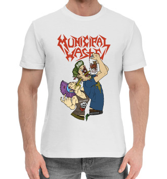 Мужская Хлопковая футболка Municipal waste