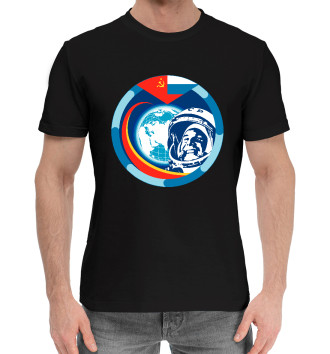Хлопковая футболка Первый Космонавт Гагарин