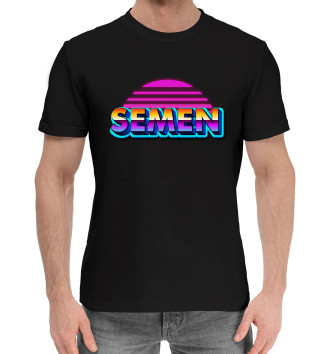 Хлопковая футболка Semen