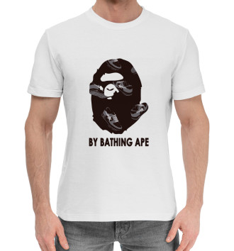 Мужская Хлопковая футболка By Bathing Ape