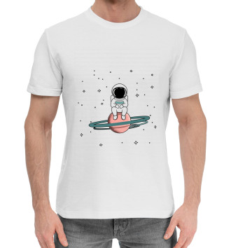 Хлопковая футболка Космонавт