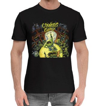 Мужская Хлопковая футболка Cannabis corpse
