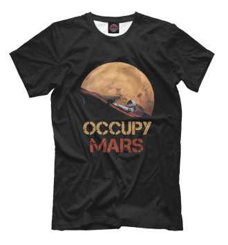 Мужская Футболка Occupy Mars