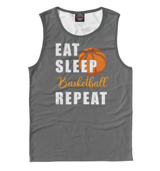 Майка Eat Sleep Basketball Repeat