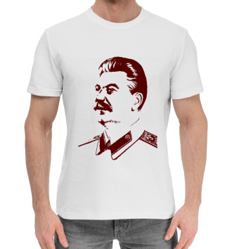 Мужская Хлопковая футболка Сталин Иосиф Виссарионович