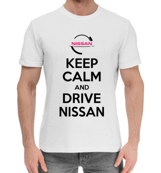 Хлопковая футболка Будь спок и води Nissan