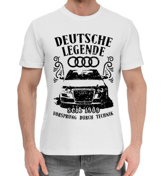 Хлопковая футболка AUDI - немецкая легенда