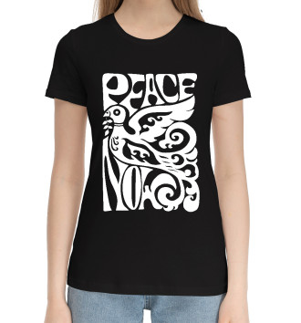 Хлопковая футболка Голубь Мира Peace