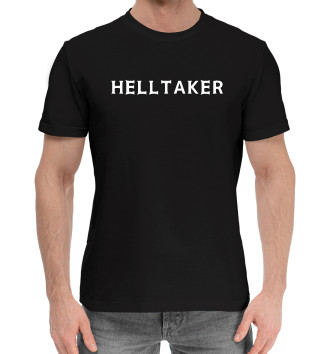Мужская Хлопковая футболка Helltaker