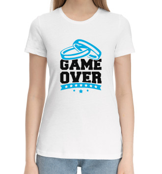 Хлопковая футболка GAME OVER