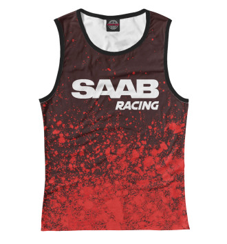 Майка для девочек Saab | Racing / Краски