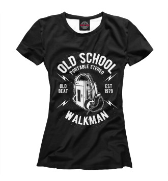 Футболка Old school walkman