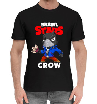 Мужская Хлопковая футболка Brawl Stars, Crow