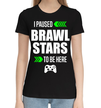 Хлопковая футболка Brawl Stars I Paused
