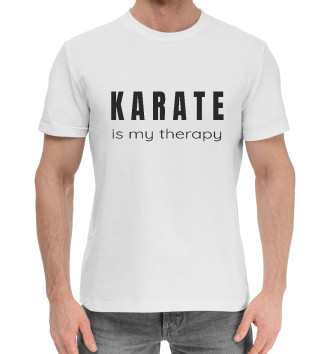 Хлопковая футболка Карате - моя терапия