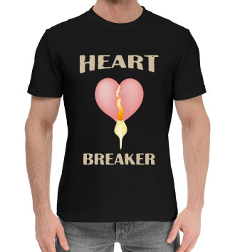 Хлопковая футболка Heart breaker