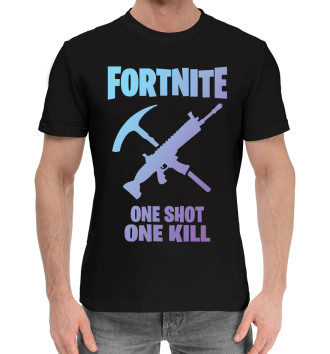 Мужская Хлопковая футболка Fortnite